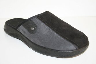 088M004 40 - pantofle ALEX ZŠ Befado, černo-šedé 088M004_40