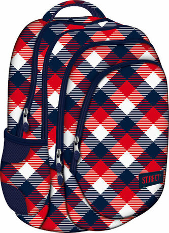 PROMO Plecak szkolny Street Chequered Pattern 6 MAJEWSKI