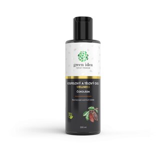Green idea Čokoláda - koupelový a tělový olej 200 ml