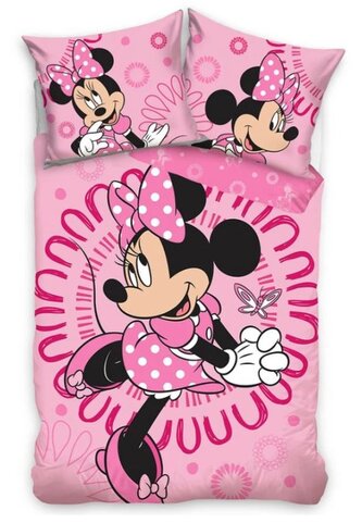 Dětské bavlněné povlečení  MINNIE BÁJEČNÁ růžové 140x200