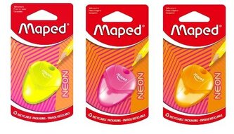 Temperówka Igloo Neon 1 otwór mix MAPED