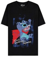 Tričko Difuzed Lilo & Stitch - Superhero (černé) M
