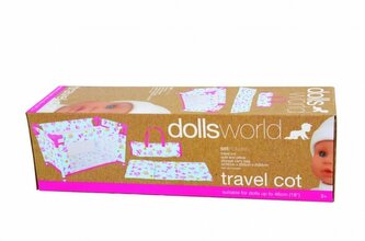 Łóżeczko turystyczne dla lalek do 46cm w pud. Deluxe DANTE
