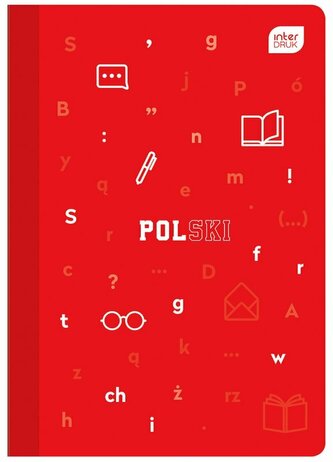 Zeszyt A5 60k linia 70g PP Polski INTERDRUK p10 Zeszyt A5 60k linia 70g PP Polski INTERDRUK p10