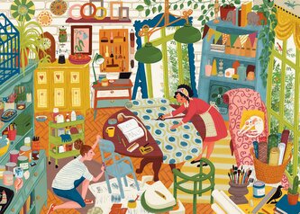 FALCON Puzzle Renovační workshop 1000 dílků