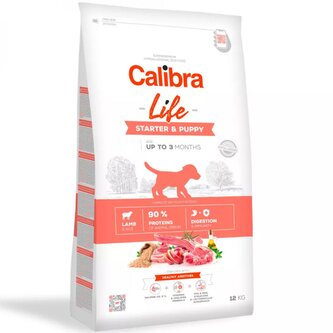 Calibra Dog Life Starter & Puppy Lamb 12 kg