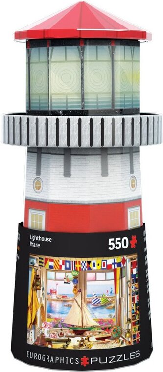 EUROGRAPHICS Puzzle v plechové krabičce Maják 550 dílků