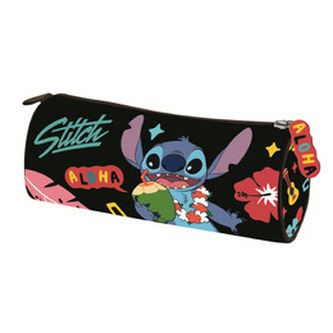 Piórnik tuba. Stitch Black Aloha