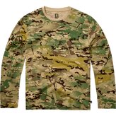 Pánské triko Premium Longsleeve Shirt, Brandit, tactical camo, 3XL