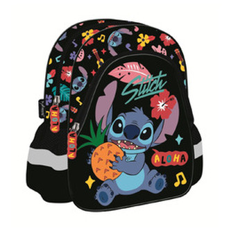 Plecak przedszkolny 11 cali.  Stitch Black Aloha