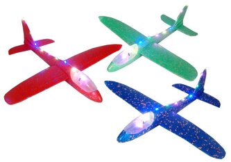 Samolot styropianowy 48cm światło MIX Samolot styropianowy 48cm światło MIX