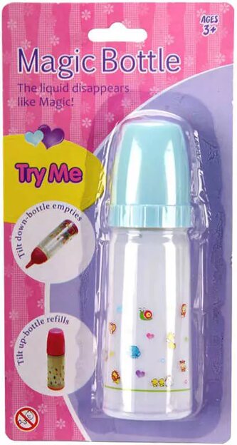 Lahvička kouzelná kojenecká 15cm pro panenku miminko s mlíčkem