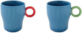 Sada dvou porcelánových hrnků Twist & Match Blue