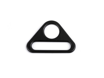 Trojúhelníkový kovový průvlek šíře 31 mm - 20 ks - 4 černý lak mat