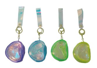 Portmonetka 2w1 brelok z wirującym piaskiem MIX