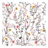 UBROUSKY 3VRSTVÉ PODZIMNÍ KVĚTY 33X33CM