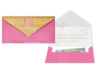 Koperta podarunkowa Urodziny 18