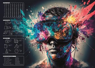 Mata na biurko z nadrukiem fullcolor