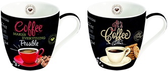 Porcelánové hrnky na kávu It´s Coffee Time