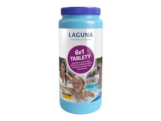 Tablety LAGUNA 6v1 průběžná dezinfekce bazénu 1,4kg