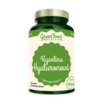GreenFood nutrition - Kyselina hyaluronová 60 vegan kapslí
