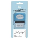 Pieczątka z napisem - Król Melanżu