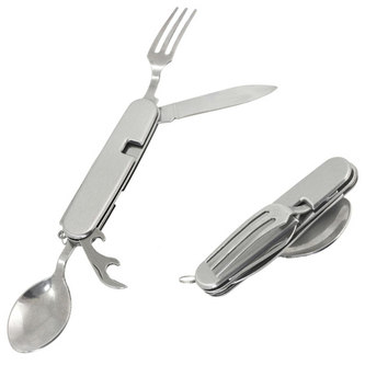 Nůž multifunkční ATL 4v1 - stříbrný