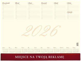 Kalendarz 2026 biuwar business Kalendarz 2026 biuwar business