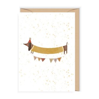 Kernet urodzinowy z jamnikiem