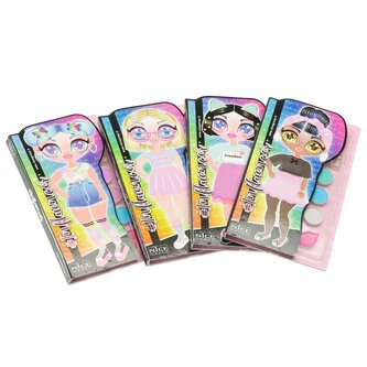 Zestaw z lusterkiem serduszkiem mix