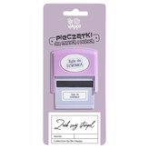 Pieczątka z napisem - Byle do Dzwonka