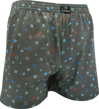 Lonka® trenýrky Karlos BIKE bike/díly II tm.šedá 3XL 1 ks