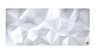 Endorfy Podložka pod myš Crystal Onyx White XL, 90 x 40 cm, Voděodolná, Bílá