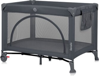 LIONELO Postýlka cestovní Laura Grey Concrete