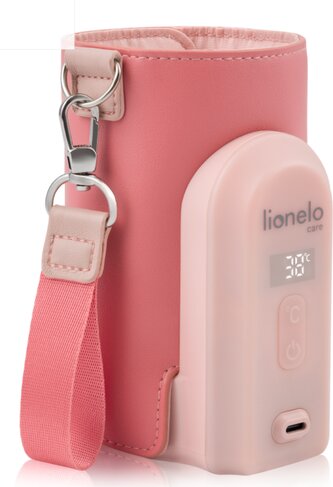 LIONELO Bezdrátový ohřívač lahví Thermup Go Evo Coral Pink