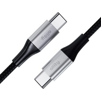 Kabel Allity AUC-01 USB-C/USB-C 1m 100W černý