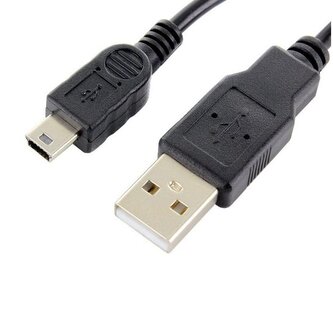 Kabel Forever USB/miniUSB 1m 1A černý