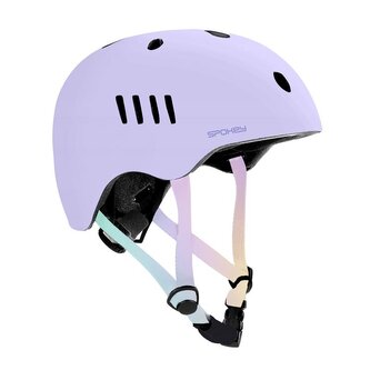 Spokey PUMPTRACK Helma na kolo, inline, skate, freeride, 53-57 cm, fialová