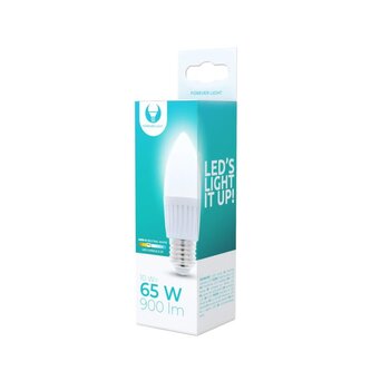 LED žárovka Forever E27 C37 10W neutrální bílá (4500K)