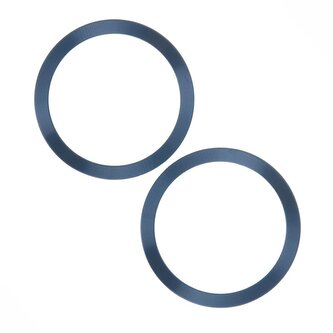 Kovové kroužky modré (balení po 2ks)