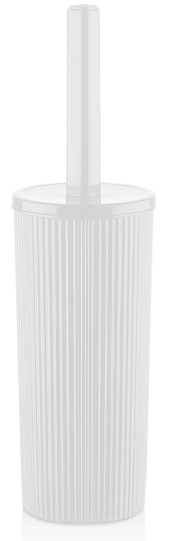 WC set uzavřený pruhy bílé 38,5cm