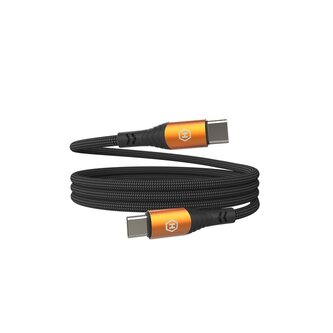 Magnetický kabel Hammer USB-C/USB-C 100W 1m černý