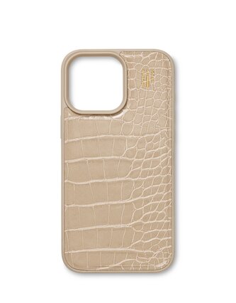 Kryt iDeal Of Sweden z veganské kůže s Magsafe pro Apple iPhone 16 Pro Warm Beige Croco Kryt iDeal Of Sweden z veganské kůže s Magsafe pro Apple iPhone 16 Pro Warm Beige Croco