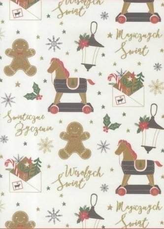 Karnet B6 Boże Narodzenie - Patern (10szt)