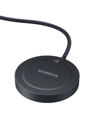 Bezdrátová nabíječka Baseus Simple Mini4 Qi2 15W kompatibilní s MagSafe černá Bezdrátová nabíječka Baseus Simple Mini4 Qi2 15W kompatibilní s MagSafe černá