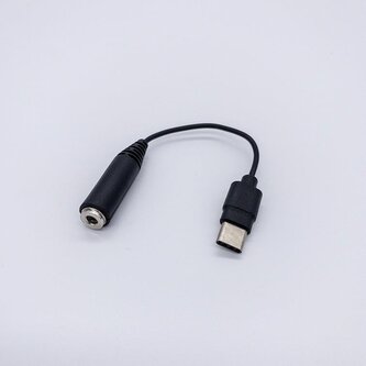 Audio adaptér myPhone z USB-C na 3,5mm jack černý