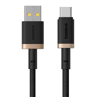 Kabel Baseus Dura USB/USB-C 1m 60W černo zlatý