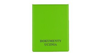 Okładka na dokumenty ucznia pion grass