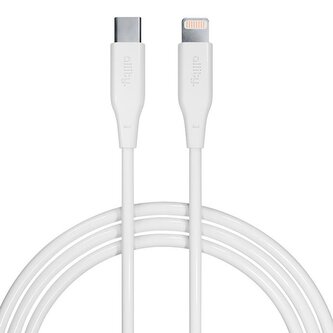 Kabel Allity AUC-02 USB-C/Lightning 1m 27W bílý