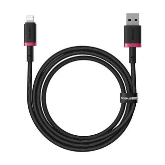 Kabel Baseus Dura USB/Lightning 1m 2.4A červeno černý